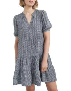 Brand new 🔔 French Connection Geo Button Through 👗 Dress 🎁