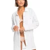 Hot Sale 🤩 Roxy Easy Relax Beach 👕 Shirt 👗 Dress In White ⭐ -Sweetheart Sales Store unnamed file 1100