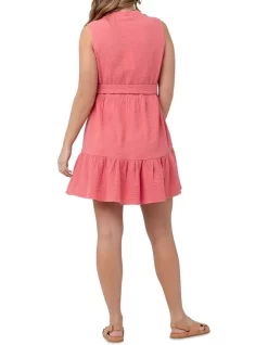Coupon 🤩 Ripe June Sleeveless Tiered 👗 Dress In Pink ⭐ -Sweetheart Sales Store unnamed file 1178