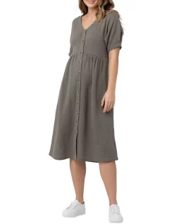 Deals โจ Ripe Alicia Button Through ๐ Dress In Sage ๐