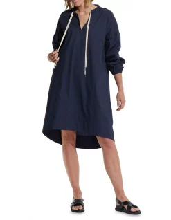 Budget ✨ Marco Polo Long Sleeve Essential 👗 Dress In Slate Blue 🥰