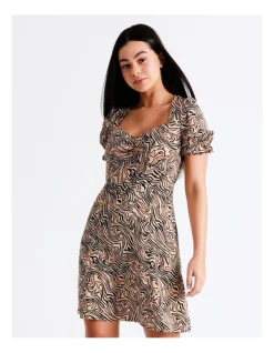 Best reviews of 𧨠Tokito Sweetheart Puff Sleeve Mini π Dress In Natural π