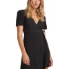 Best deal ⭐ Billabong Sunshine Wrap 👗 Dress Black ❤️