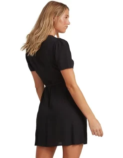 Best deal ⭐ Billabong Sunshine Wrap 👗 Dress Black ❤️ -Sweetheart Sales Store unnamed file 1204