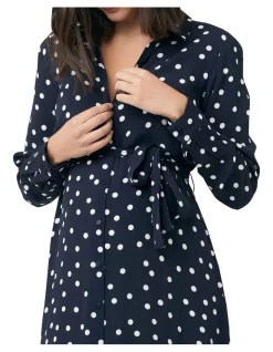 Best Sale 😍 Ripe Spot 👚 Shirt 👗 Dress Navy/White 😍 -Sweetheart Sales Store unnamed file 1230