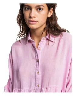 Promo 😉 Quiksilver Sunscape Short Sleeve 👗 Dress Orchid Flower ❤️ -Sweetheart Sales Store unnamed file 1239