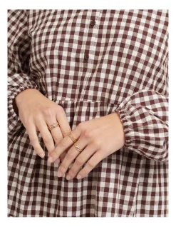 Flash Sale 🧨 All About Eve Harlem Check 👗 Dress In Brown 👍 -Sweetheart Sales Store unnamed file 1270