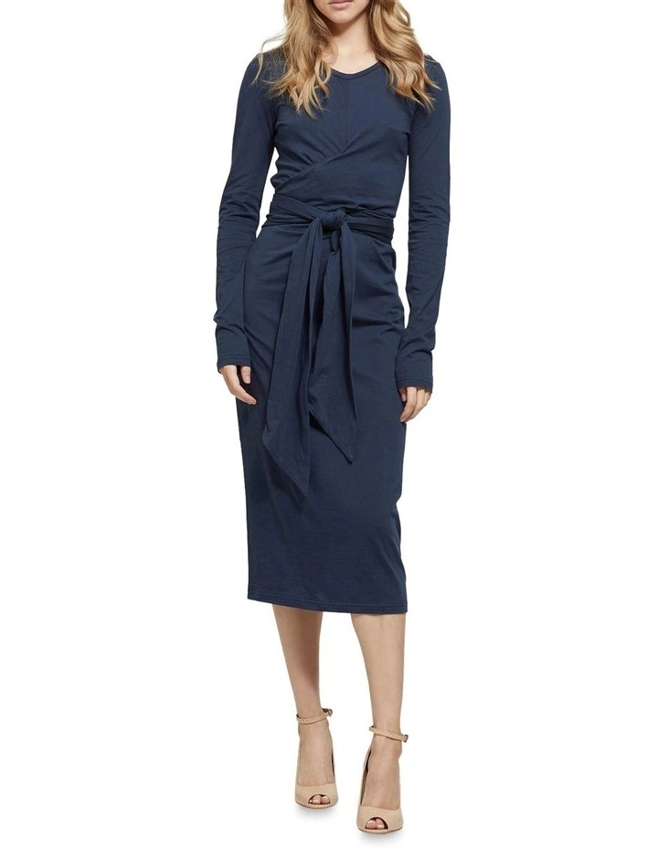 Promo π Oxford Tess Front Tie Jersey π Dress In Blue 𧨠3 Promo π Oxford Tess Front Tie Jersey π Dress In Blue π§¨