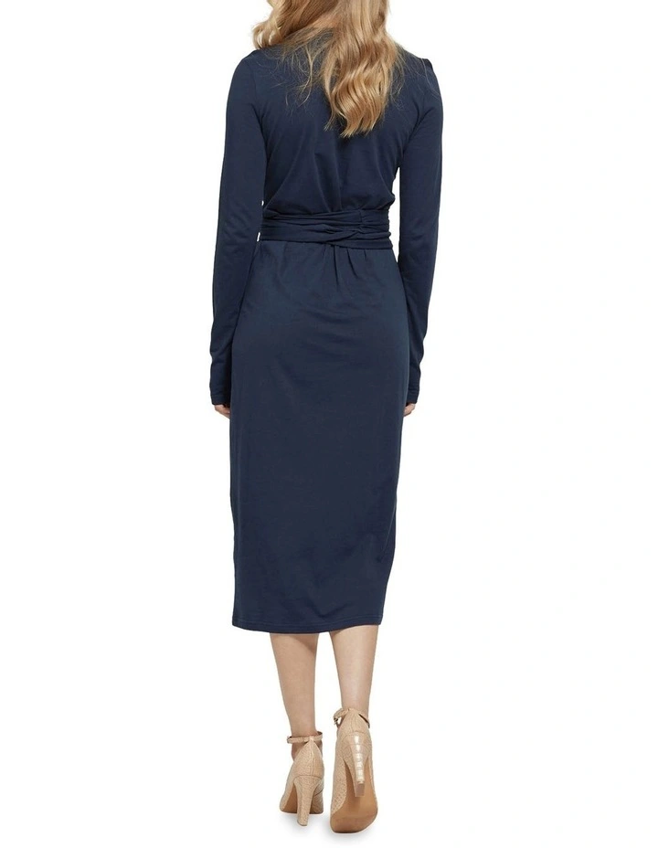 Promo π Oxford Tess Front Tie Jersey π Dress In Blue 𧨠5 Promo π Oxford Tess Front Tie Jersey π Dress In Blue 𧨠- Image 3