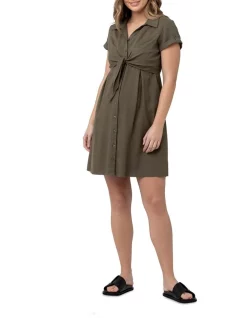 Budget ๐ Ripe Colette Tie Up ๐ Dress In Olive ๐ฏ