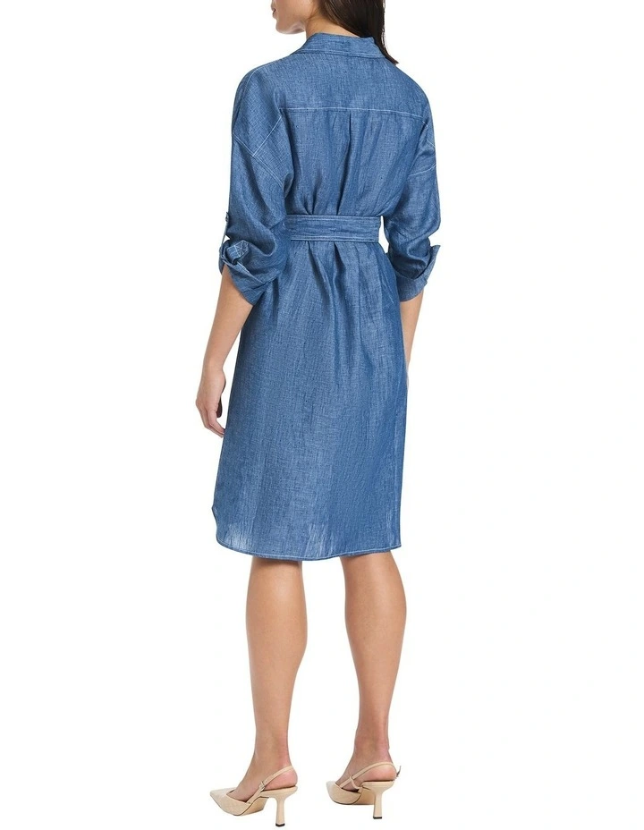 Budget π David Lawrence Eileen Chambray π Dress In Blue β 4 Budget π David Lawrence Eileen Chambray π Dress In Blue β - Image 2