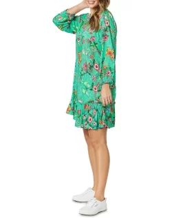 Buy ❤️ Hammock & Vine Paisley Floral Frilled Hem 👗 Dress In Green 💯 -Sweetheart Sales Store unnamed file 1340