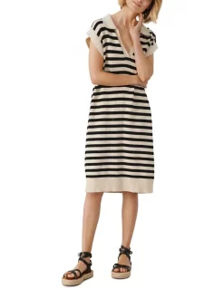 Cheap โญ Part Two Puccapw ๐ Dress In Cream/Black ๐