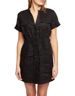 Top 10 🌟 Oxford Kaitlin Patch Pocket Linen 👗 Dress In Black 🎉