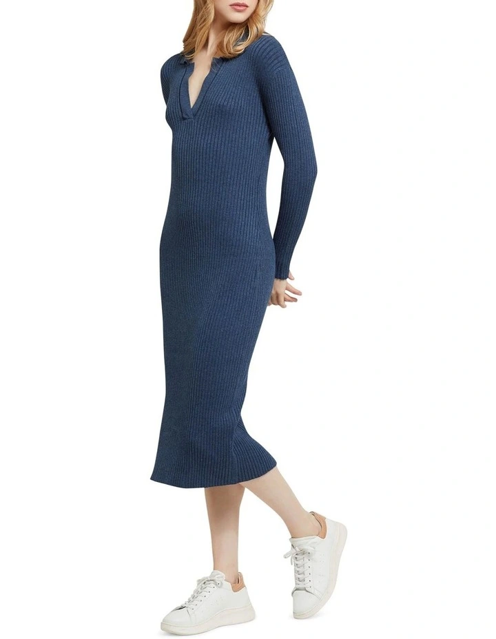 Discount β€οΈ Oxford Elisa Rib Knit π Dress Blue π 4 Discount β€οΈ Oxford Elisa Rib Knit π Dress Blue π - Image 2