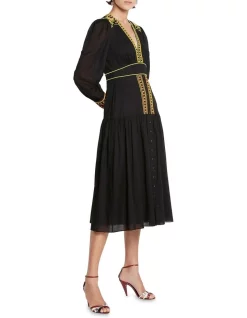 Best Sale 🎁 Sass & Bide Lovers At War Midi 👗 Dress Black 😉 -Sweetheart Sales Store unnamed file 1501