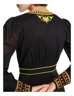 Best Sale 🎁 Sass & Bide Lovers At War Midi 👗 Dress Black 😉 -Sweetheart Sales Store unnamed file 1503