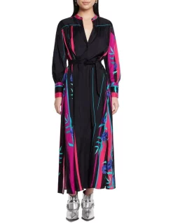 Flash Sale 🎁 Sass & Bide Make It Known Maxi 👕 Shirt 👗 Dress In Multi 🎁