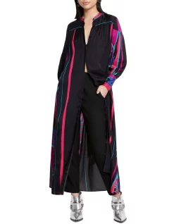 Flash Sale 🎁 Sass & Bide Make It Known Maxi 👕 Shirt 👗 Dress In Multi 🎁 -Sweetheart Sales Store unnamed file 1514