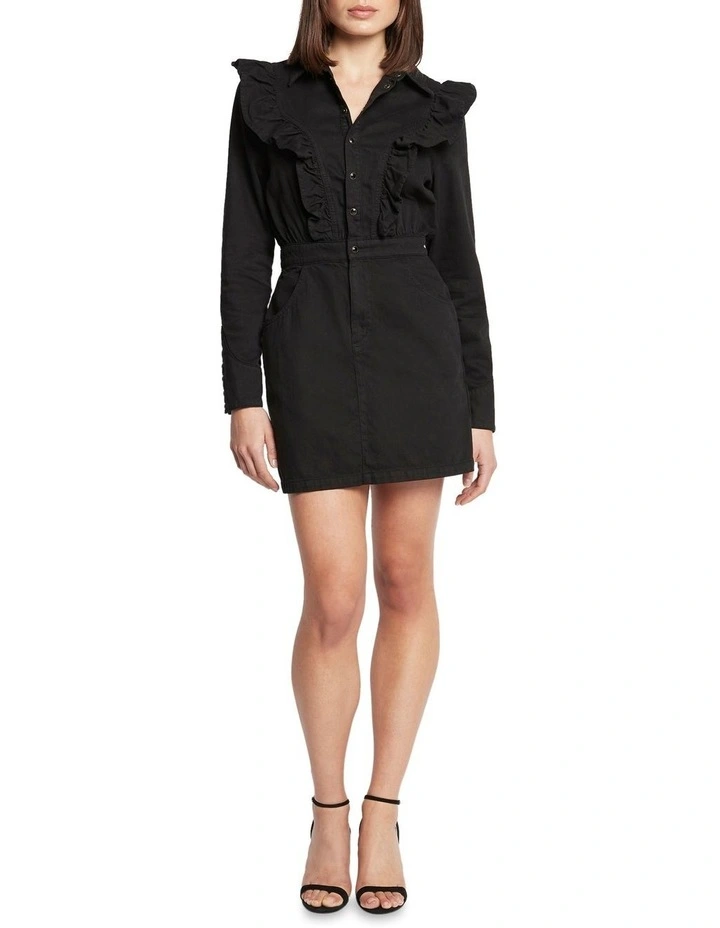 Top 10 π€© Sass & Bide Cosmic Cowgirl Denim Mini π Dress In Black π 3 Top 10 π€© Sass & Bide Cosmic Cowgirl Denim Mini π Dress In Black π