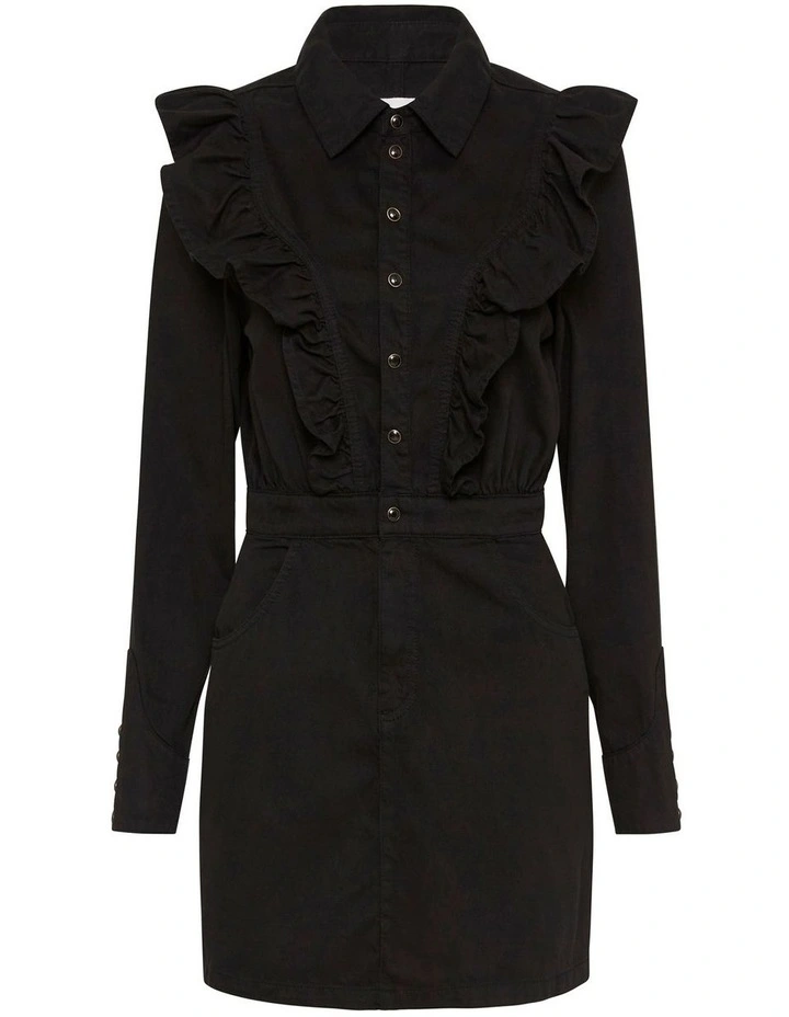 Top 10 π€© Sass & Bide Cosmic Cowgirl Denim Mini π Dress In Black π 8 Top 10 π€© Sass & Bide Cosmic Cowgirl Denim Mini π Dress In Black π - Image 6