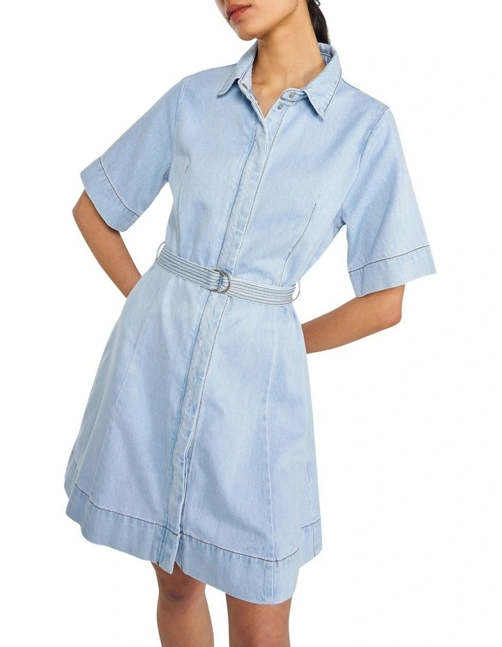 New βοΈ Skin And Threads Denim Belted Mini π Dress π 4 New βοΈ Skin And Threads Denim Belted Mini π Dress π - Image 2
