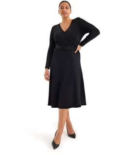 Discount 😉 Review Jamie Knit 👗 Dress In Black 👍