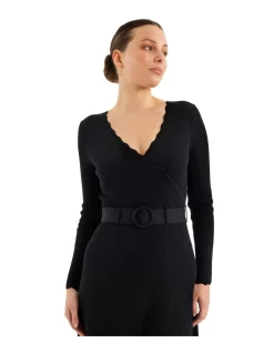 Discount 😉 Review Jamie Knit 👗 Dress In Black 👍 -Sweetheart Sales Store unnamed file 1579