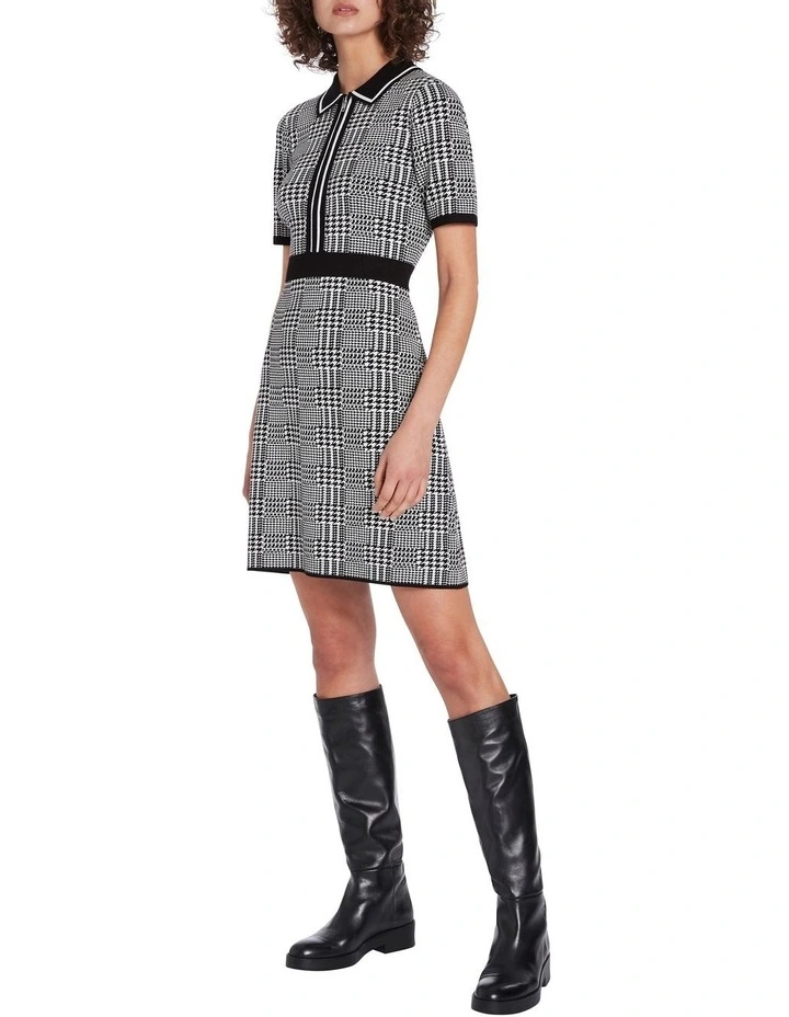 Best Pirce π Marcs Sonja Knit π Dress In Black/Ivory π 4 Best Pirce π Marcs Sonja Knit π Dress In Black/Ivory π - Image 2