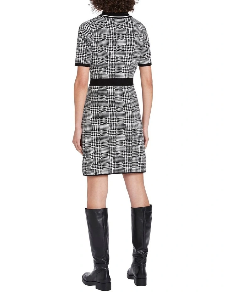 Best Pirce π Marcs Sonja Knit π Dress In Black/Ivory π 5 Best Pirce π Marcs Sonja Knit π Dress In Black/Ivory π - Image 3