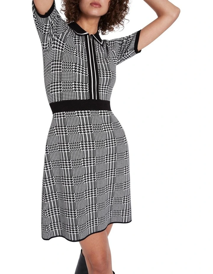 Best Pirce π Marcs Sonja Knit π Dress In Black/Ivory π 6 Best Pirce π Marcs Sonja Knit π Dress In Black/Ivory π - Image 4