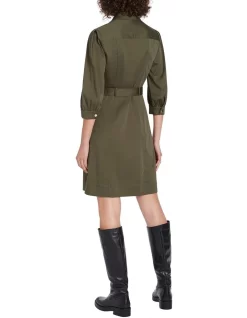 Budget 👏 Marcs Caitlyn 👕 Shirt 👗 Dress In Washed Khaki 😉 -Sweetheart Sales Store unnamed file 1610
