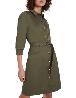 Budget 👏 Marcs Caitlyn 👕 Shirt 👗 Dress In Washed Khaki 😉 -Sweetheart Sales Store unnamed file 1611