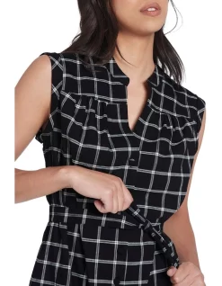 Flash Sale 👏 Marcs Joyce Check 👗 Dress Black/Ivory 👏 -Sweetheart Sales Store unnamed file 1638