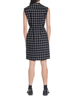 Flash Sale 👏 Marcs Joyce Check 👗 Dress Black/Ivory 👏 -Sweetheart Sales Store unnamed file 1639