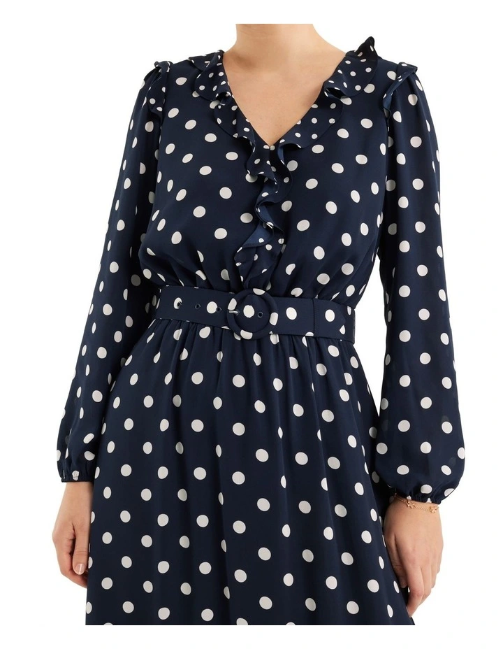 Brand new π Review Audrey Spot π Dress In Navy π 6 Brand new π Review Audrey Spot π Dress In Navy π - Image 4