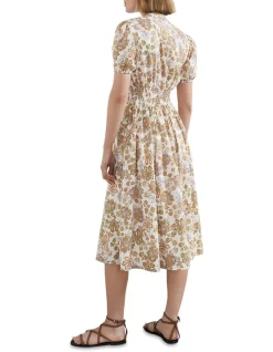 Discount ✨ French Connection Cotton Puff Sleeve Midi 👗 Dress 👏 -Sweetheart Sales Store unnamed file 1677