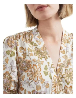 Discount ✨ French Connection Cotton Puff Sleeve Midi 👗 Dress 👏 -Sweetheart Sales Store unnamed file 1678