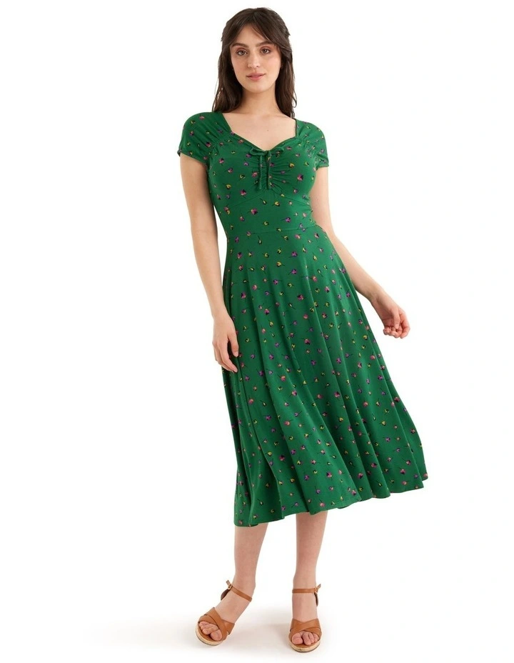 Best Pirce π Review Falling Petals Jersey π Dress In Fern Green β 5 Best Pirce π Review Falling Petals Jersey π Dress In Fern Green β - Image 3
