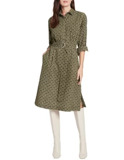 Cheapest 🔔 David Lawrence Catalina 👚 Shirt 👗 Dress In Khaki 😉