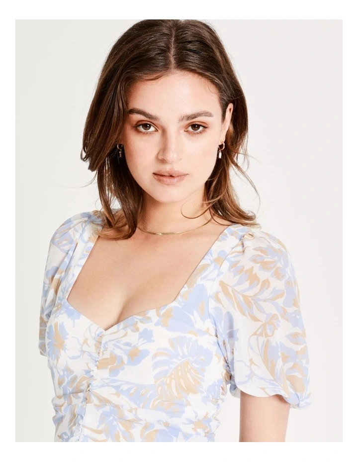 Flash Sale π€© Tokito Ruched Detail Puff Sleeve Midi π Dress In Tropical π 8 Flash Sale π€© Tokito Ruched Detail Puff Sleeve Midi π Dress In Tropical π - Image 6