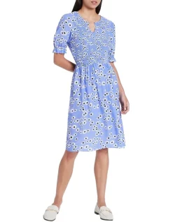 Cheapest 🎁 Marcs Something About Daisy 👗 Dress Lapis Multi 👏