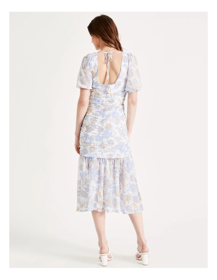 Flash Sale π€© Tokito Ruched Detail Puff Sleeve Midi π Dress In Tropical π 9 Flash Sale π€© Tokito Ruched Detail Puff Sleeve Midi π Dress In Tropical π - Image 7