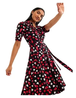 Buy ❤️ Review Always & Forever Jersey 👗 Dress In Black Multi 👍