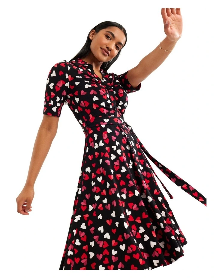 Buy β€οΈ Review Always & Forever Jersey π Dress In Black Multi π 3 Buy β€οΈ Review Always & Forever Jersey π Dress In Black Multi π