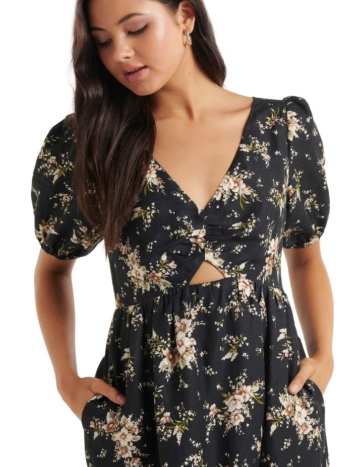 Cheap β Forever New Esme Ruched Front Midi π Dress In Black 𧨠6 Cheap β Forever New Esme Ruched Front Midi π Dress In Black 𧨠- Image 4