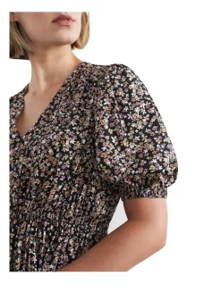 Budget 🎁 French Connection Mini Ditsy V Neck 👗 Dress 🌟 -Sweetheart Sales Store unnamed file 1863