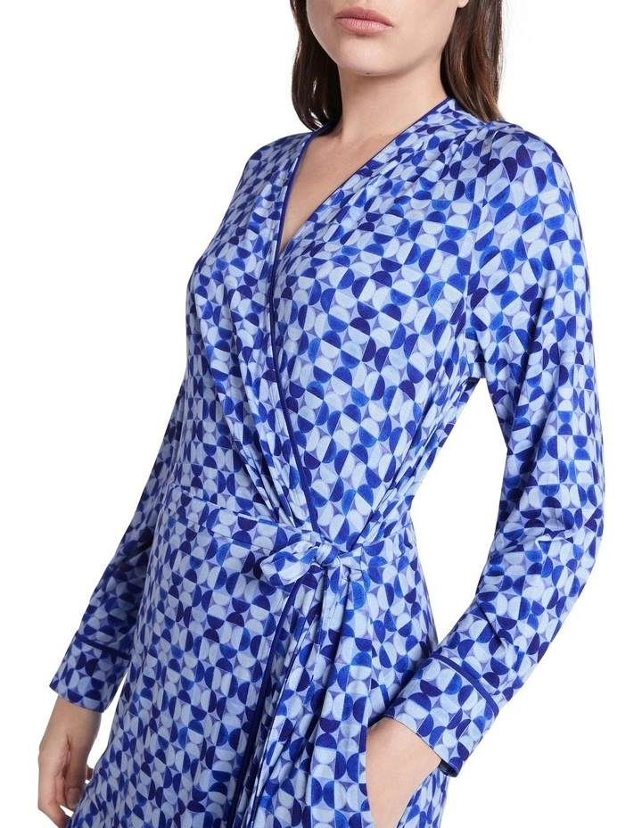 Budget β€οΈ David Lawrence Harper Wrap π Dress In Marina Blue π 6 Budget β€οΈ David Lawrence Harper Wrap π Dress In Marina Blue π - Image 4