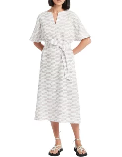 Promo βοΈ David Lawrence Lisa Belted Linen π Dress β€οΈ