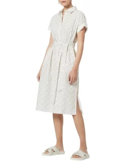 Best Pirce โ David Lawrence Irina Printed ๐ Shirt ๐ Dress โจ